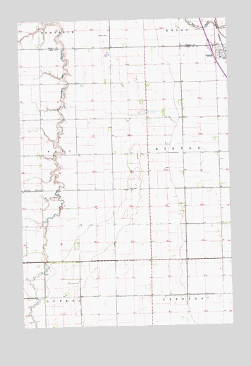 Grandin, ND USGS Topographic Map