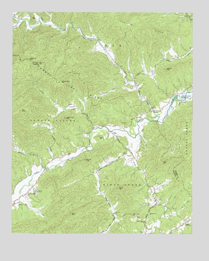 Grandin, NC USGS Topographic Map