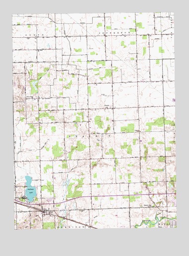 Atwood, IN USGS Topographic Map