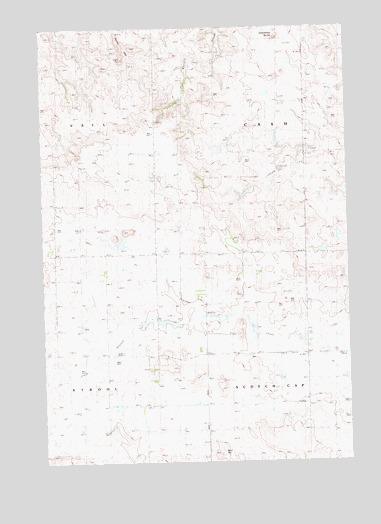 Grandmas Butte, SD USGS Topographic Map