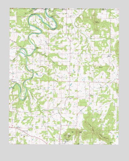 Grandview, AR USGS Topographic Map