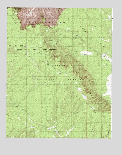 Grandview Point, AZ USGS Topographic Map