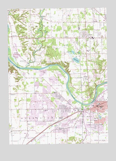 Grandville, MI USGS Topographic Map