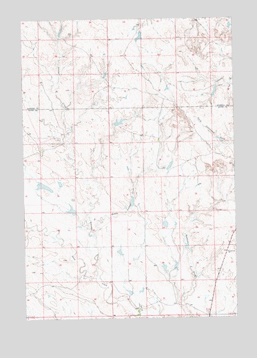 Granger Creek, SD USGS Topographic Map