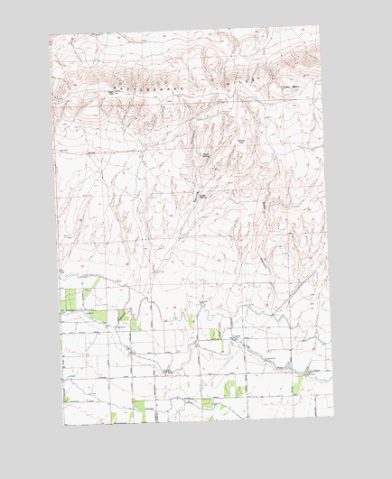 Granger NE, WA USGS Topographic Map