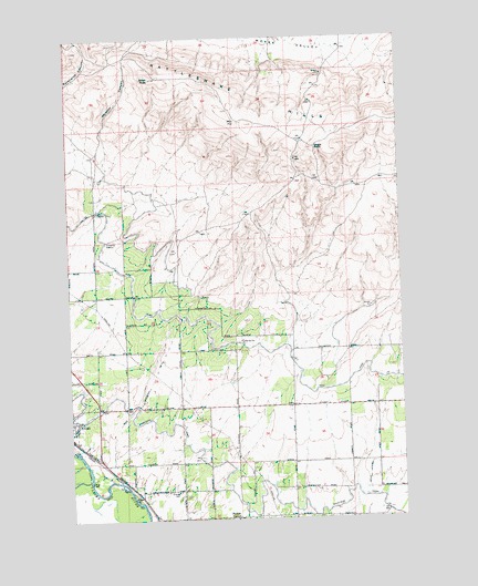 Granger NW, WA USGS Topographic Map