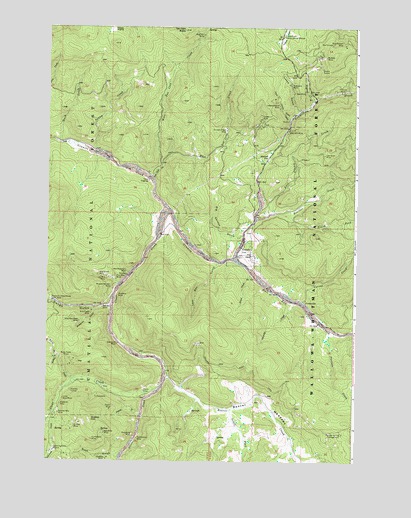 Granite, OR USGS Topographic Map