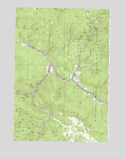 Granite, OR USGS Topographic Map