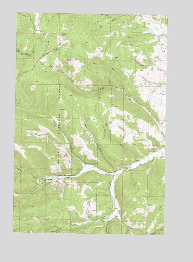 Granite Butte, MT USGS Topographic Map