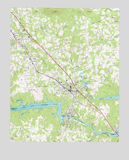 Granite Falls, NC USGS Topographic Map