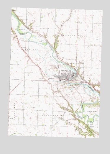 Granite Falls, MN USGS Topographic Map