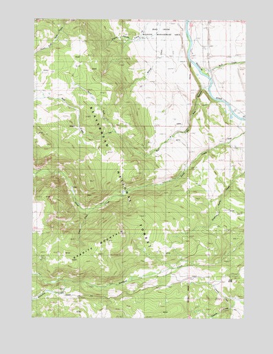 Granite Mountain, MT USGS Topographic Map