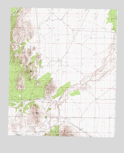 Granite Mountain, NM USGS Topographic Map