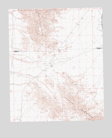 Granite Pass, CA USGS Topographic Map