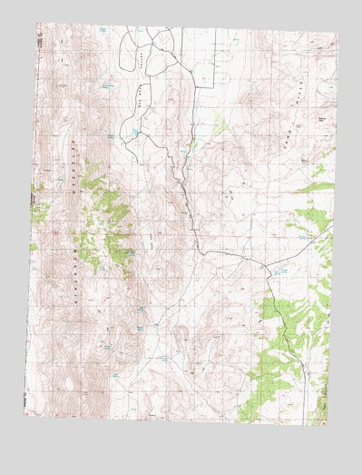 Granite Peak, NV USGS Topographic Map