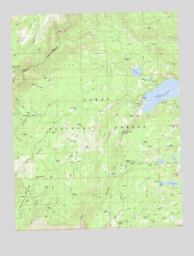 Graniteville, CA USGS Topographic Map