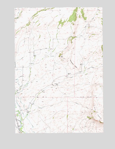 Grannis, MT USGS Topographic Map
