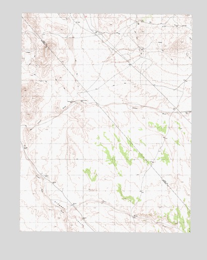 Granny Goose Well, NV USGS Topographic Map