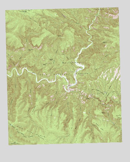 Granny Mountain, NM USGS Topographic Map