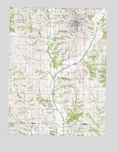 Grant City, MO USGS Topographic Map