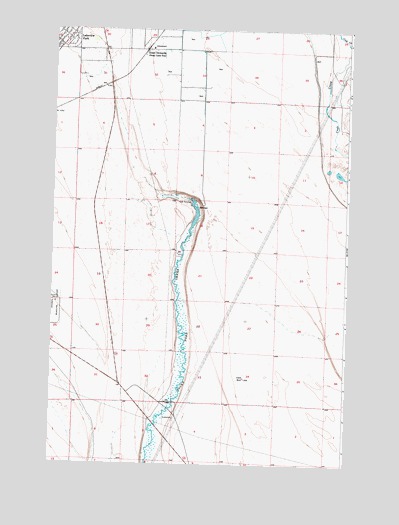 Grant Orchards, WA USGS Topographic Map