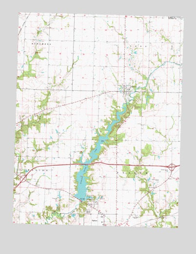Grantfork, IL USGS Topographic Map