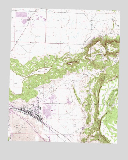Grants, NM USGS Topographic Map