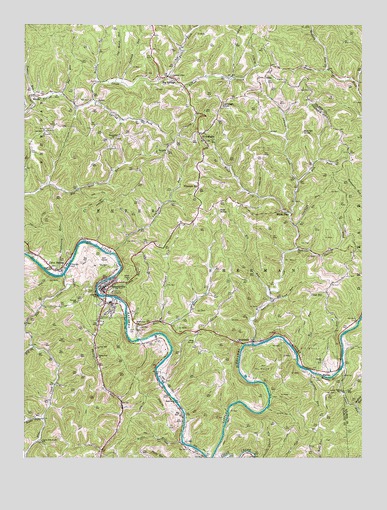 Grantsville, WV USGS Topographic Map