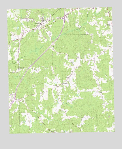 Grantville, GA USGS Topographic Map