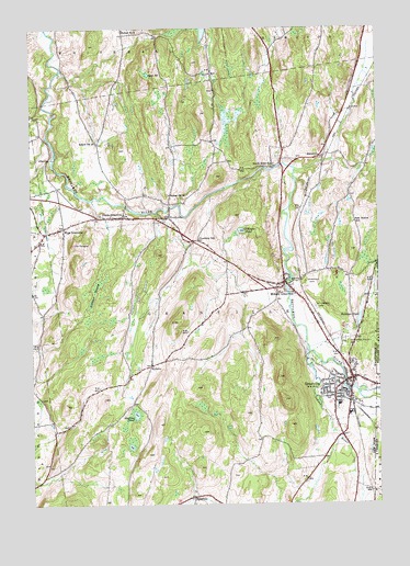 Granville, NY USGS Topographic Map