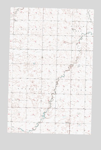 Granville NW, ND USGS Topographic Map