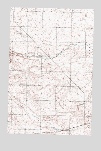 Granville SW, ND USGS Topographic Map