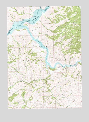 Grape Mountain, ID USGS Topographic Map
