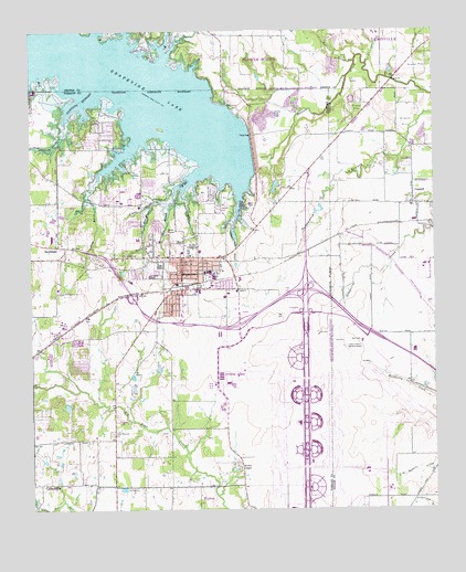 Grapevine, TX USGS Topographic Map