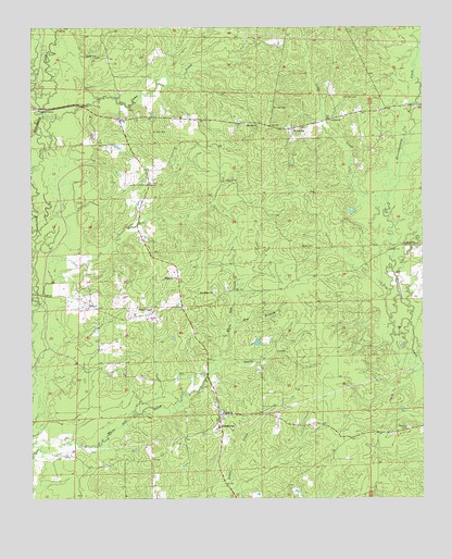 Grapevine, AR USGS Topographic Map