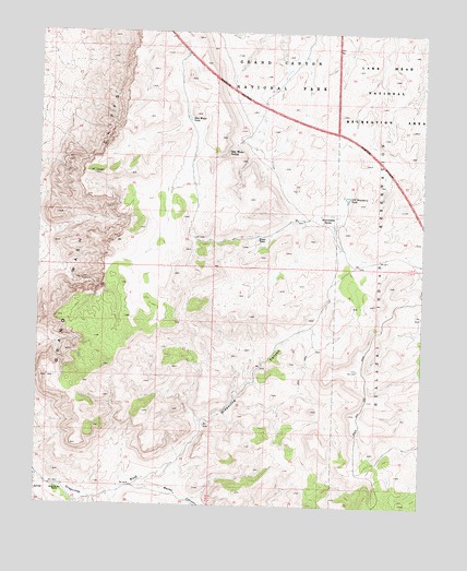 Grapevine Canyon, AZ USGS Topographic Map