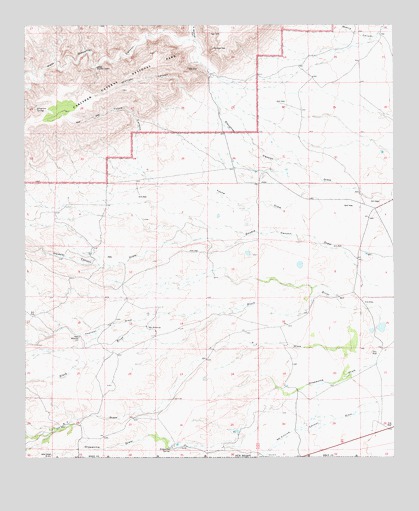 Grapevine Draw, NM USGS Topographic Map