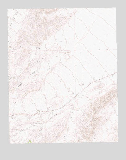 Grapevine Spring, NV USGS Topographic Map