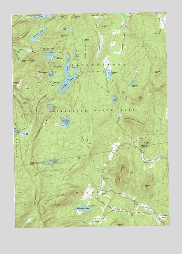 Graphite, NY USGS Topographic Map