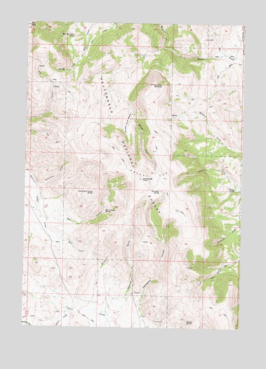 Graphite Mountain, MT USGS Topographic Map
