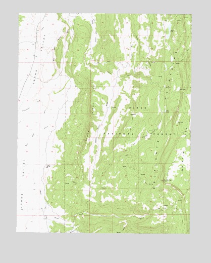 Grass Lakes, UT USGS Topographic Map