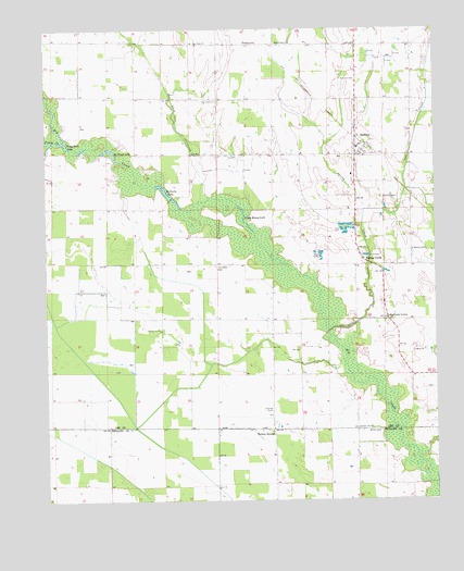 Aubrey, AR USGS Topographic Map