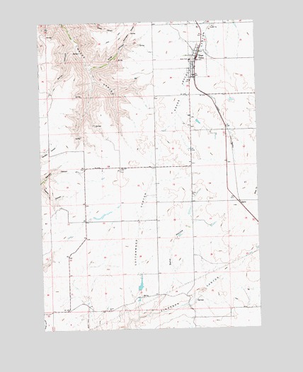 Grass Valley, OR USGS Topographic Map