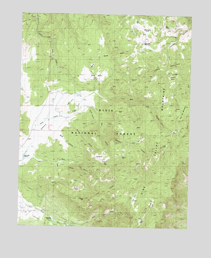 Grass Valley, UT USGS Topographic Map