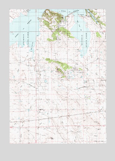 Grasshopper Butte, WY USGS Topographic Map