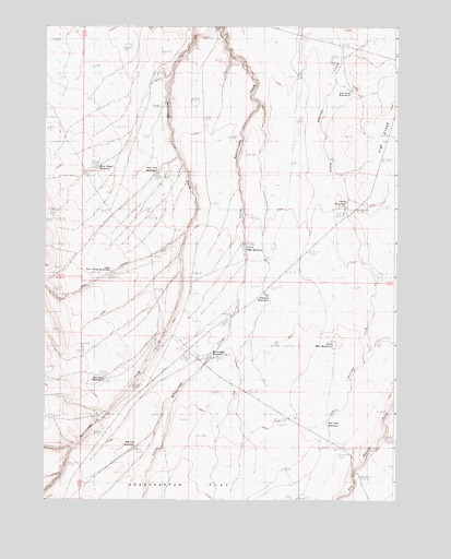Grasshopper Flat North, OR USGS Topographic Map