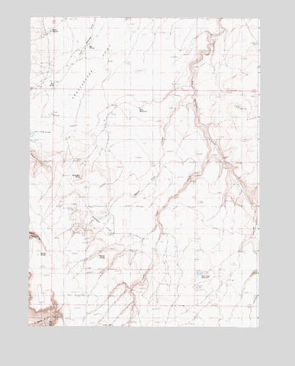 Grasshopper Flat South, OR USGS Topographic Map