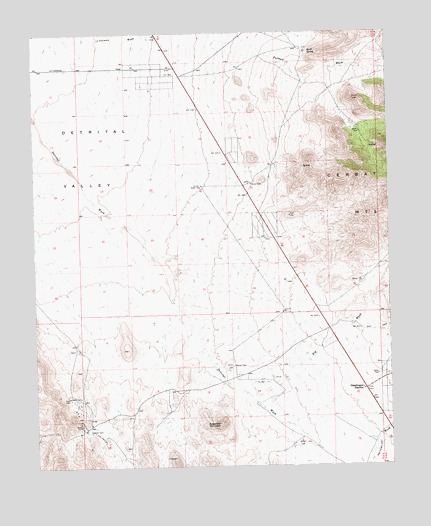 Grasshopper Junction, AZ USGS Topographic Map