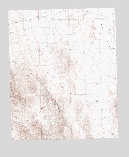 Grasshopper Junction NW, AZ USGS Topographic Map