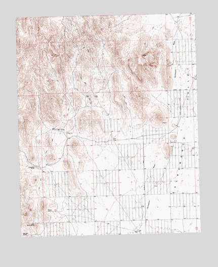 Grasshopper Junction SE, AZ USGS Topographic Map